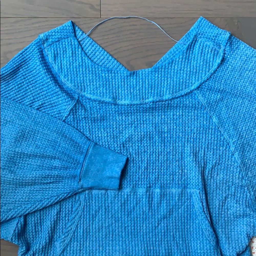 NWT Free People Westend Thermal Long Sleeve Top - Picture 7 of 9